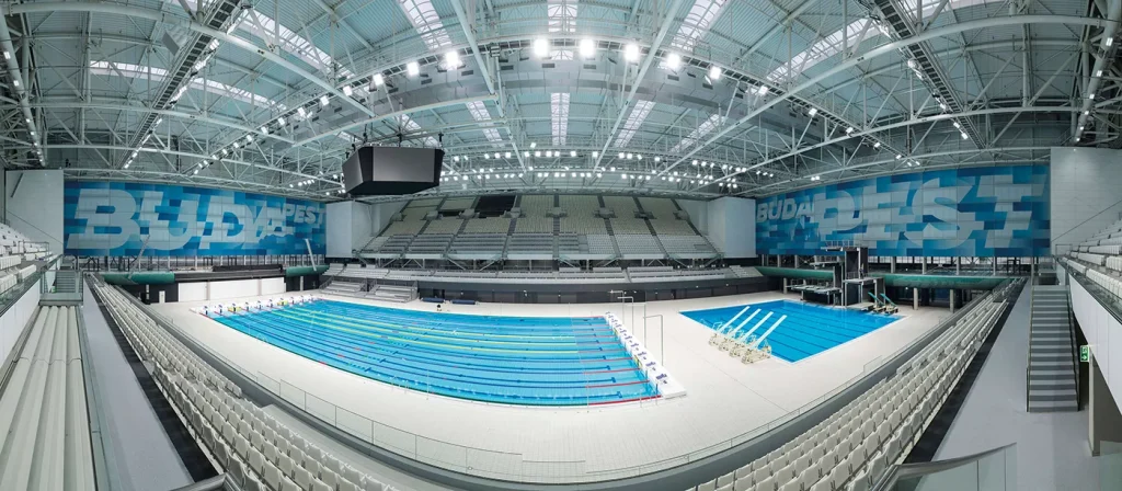 สระ Duna Arena: สนามแข่งขันที่ดีที่สุดแห่งหนึ่งของโลก และผลต่อวงการว่ายน้ำ